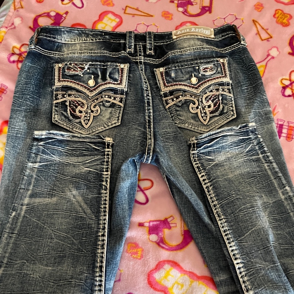 Womens Rock Revival jeans.  In excellent condition.  Only worn twice.  Size 34